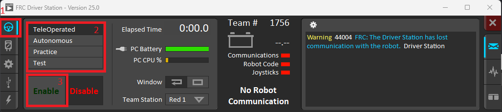 Enable Robot