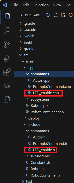 command files